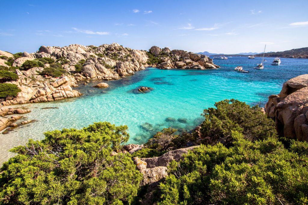 Viaggio nelle spiagge in Sardegna